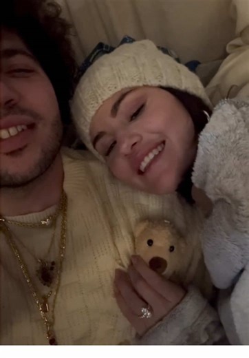 Everything about this video is just adorable🥰❤️ [December 26, 2024]🤍 #selenagomez#selena#selenator#rarebeauty#bennyblanco