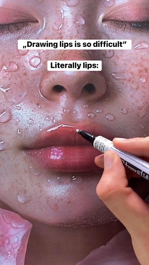 257K views · 1.3K reactions | How to Draw lips #drawingtutorial #pencildrawing #drawing | Graphite Flow | Facebook