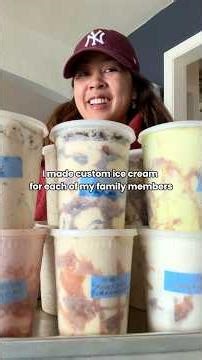 Custom Ice Cream for My Family 🍨