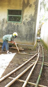 Mendorong tuas wesel kayu bambu dengan full power #rel | S Railfans