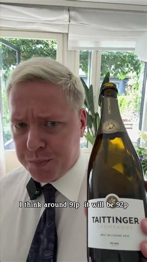 Taittinger 2016 is a 91p to 92p Champagne