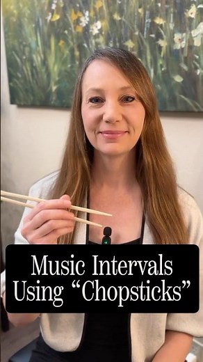 Music Intervals Using "Chopsticks" #piano #pianotutorial #pianolessons #chopsticks #musictheory