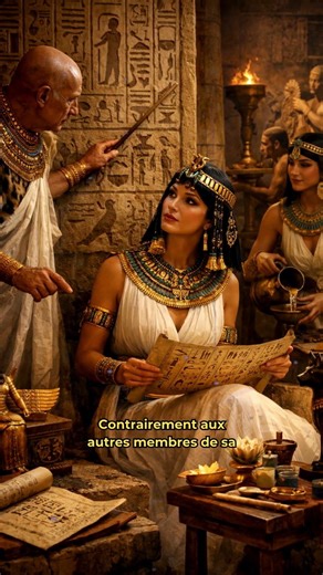 Tu savais que Cléopâtre n’était pas égyptienne 😳