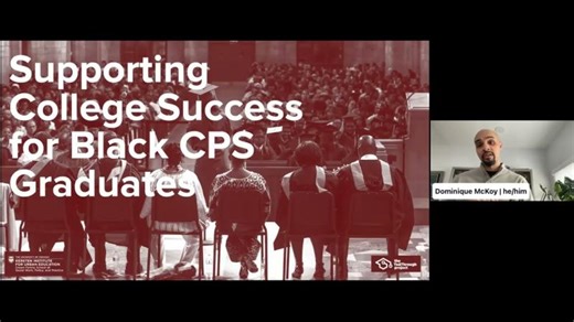 Supporting College Success for Black Graduates of Chicago Public Schools | Brian Harris
