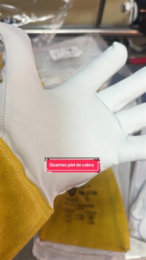 Guantes de soldadura de piel de cabra para MIG/TIG