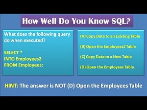 SQL Challenge: What Will This Query Do When Run?