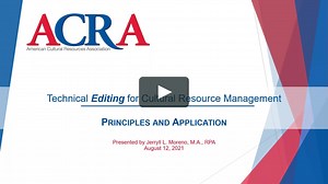 Watch ACRA Webinar: Technical Editing for CRM Online | Vimeo On Demand