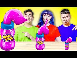 Giant vs Tiny Food Challenge