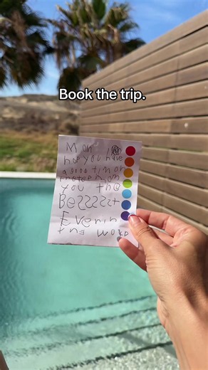 Unexpected Note from My 6-Year-Old: Travel Love Moment