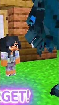 Aphmau Adopted by the BLOOD ULTIMA PACKin Minecraft! #minecraft #minecraftshorts #aphmau