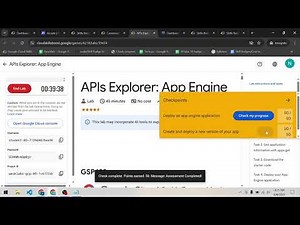 APIs Explorer: App Engine Lab Solution #gsp422 #tutorial