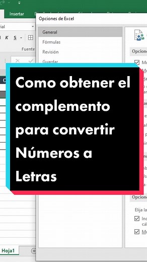 Como obtener el complemento para convertir Números a Letras #excel_master #excel #aprendeexcel #aprendeentiktok #excelpro #excel_tips #empiezaahora
