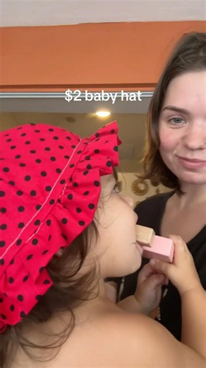 Sew a baby hat in 10 minutes! #sewing top stitch is not necessary but if u do it COLOR MATCH lol