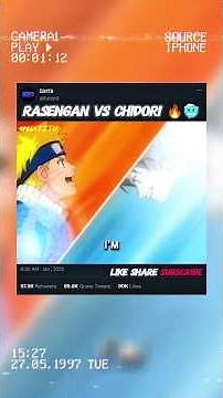 Naruto vs Sasuke — Rooftop Showdown🔥🥶
