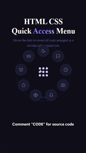 I built a circular menu that actually looks insane 🔥