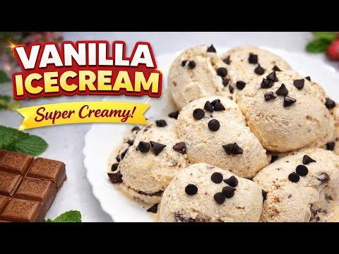 Ready Mix Vanilla Ice Cream | No Machine | Super Creamy Recipe 