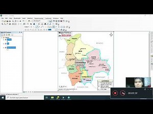MAPA DE BOLIVIA ARCGIS ArcCatalogo ArcMap
