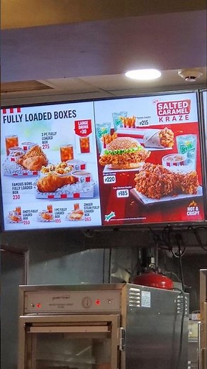 kfc latest menu price