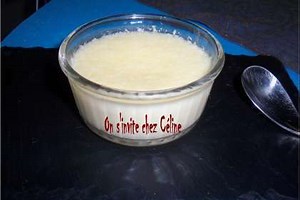 Recette de crème à la noix de coco et lait concentré