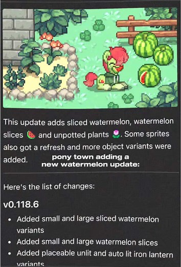 Pony Town Update: My Little Pony Watermelon Adventure