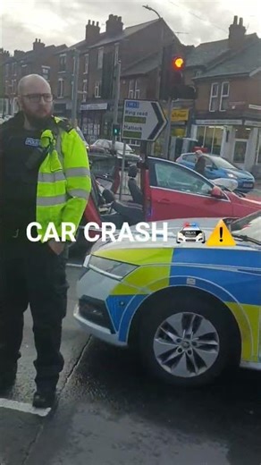 Another day another car crash at crash Central Radford - avoid this area ⚠️⚠️ #news #nottingham #fyi