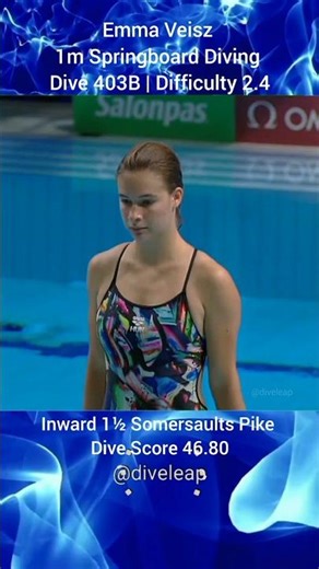 Breathtaking Performance by Emma Veisz | 1m Springboard Diving