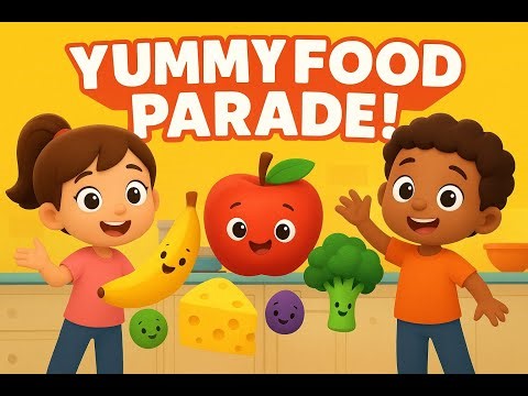 Yummy Yummy Food Song | Food Song For Kids | Nursery Rhymes & Kids Song | Healthy Food Song for Kids