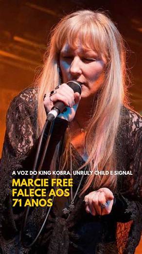 🕊️ Marcie Free (1954 – 2025) Faleceu aos 71 anos a cantora Marcie Free, conhecida por sua poderosa voz e por integrar bandas como King Kobra, Signal e Unruly Child. Nascida Mark Edward Free, Marcie marcou profundamente o rock melódico dos anos 80 e 90, sendo a voz de álbuns icônicos como Ready to Strike (King Kobra, 1985), Loud & Clear (Signal, 1989) e Long Way From Love (1993). Além do talento incontestável, Marcie também se tornou símbolo de coragem e autenticidade ao assumir sua verdadeira i