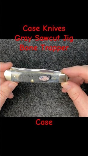 Case Knives Gray Bone Sawcut Jig Trapper