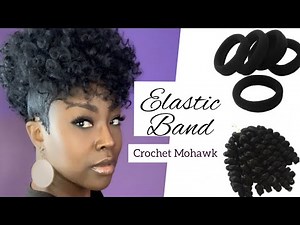 Braidless Crochet Mohawk | 2X Freetress Ringlet wand curl Crochet Hack 🤯