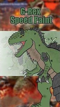 Grex #kaiju #speedpaint #shorts