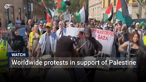 Worldwide protests in support of Palestine