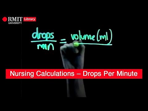 Nursing Calculations – Drops Per Minute