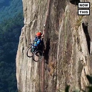 741K views · 3.5K reactions | This remarkable athlete just won an award for climbing a mountain in a wheelchair | NowThis Sports | Facebook