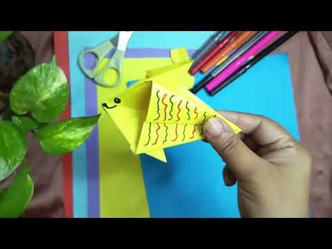 Step-by-Step Origami Fish Tutorial | Easy Paper Craft for Beginners