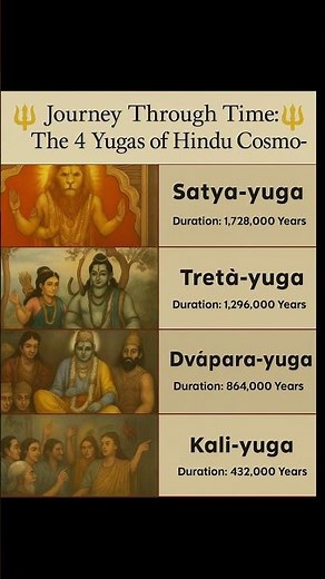 Journey Through Time: The 4 Yugas of Hindu Cosmology Explained!