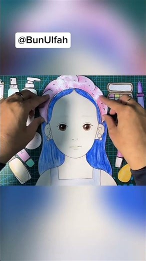 Play paper doll | temenin uci makeup | skin prep dulu