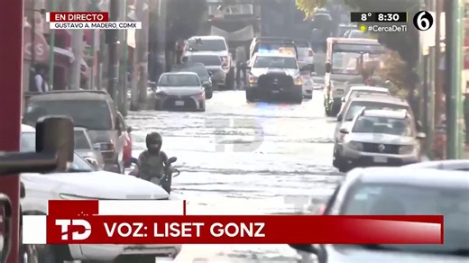 ▶️ #ÚLTIMAHORA | ¡No salgas sin tu trajinera! Se registra una severa inundación por una megafuga de agua potable que se originó en una zona de trabajos de reparación de ductos en la GAM 📺 #TelediarioMatutino con Ana Alanís, Mitzi Zárate y David Medrano ⭐️ | Telediario Mx