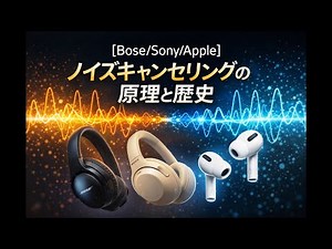 【Bose/Sony/Apple】ノイズキャンセリングの原理と歴史