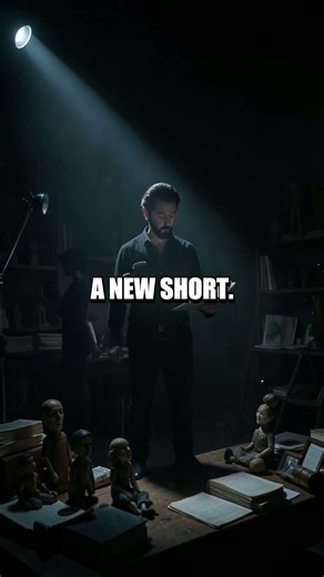 Silent Puppets Awakening in a Midnight Library