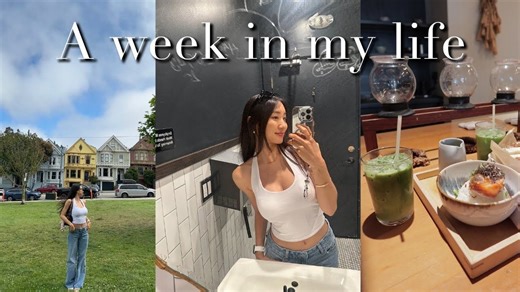 【双语Vlog】Jenny Oh | 我的一周日常 | 我的健身计划、自制希腊沙拉，以及旧金山的抹茶日 ♡ 20250912