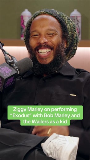 @Ziggy Marley on performing with his father as a kid and his impactful trip to Zimbabwe #ziggymarley #exodus #bobmarley #zachsangshow #fyp