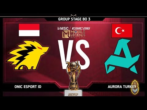 1-1 | GAME 2 | ONIC ESPORTS ID VS AURORA TURKEY | MSC AT EWC 2026 GROUP STAGE