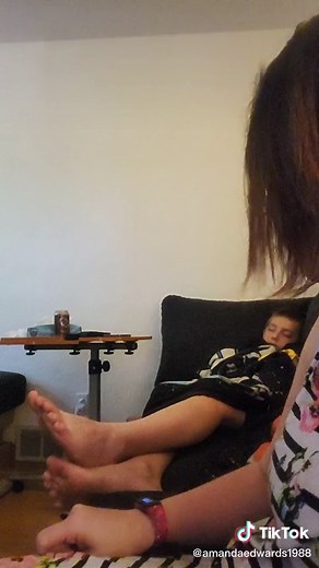 Amanda's Tickle Challenge with Sleepy Boys