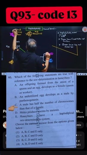 NEET 2026 Botany Question 93 (Code 13) 🔥 Explained by Tarun Sir 🚀 #neet2026 #botany #shorts #neet