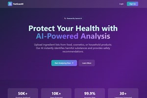 ToxScanAI - AI Ingredient Analyzer - Safe Products with AI