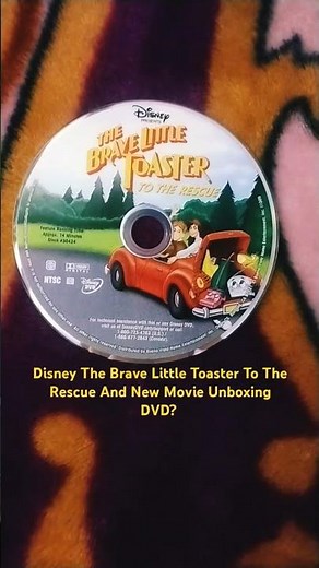 Disney The Brave Little Toaster To The Rescue And New Movie Unboxing DVD? 📀🚗🚘🔦🧑‍⚕️👨‍⚕️👩‍⚕️🥼🩺