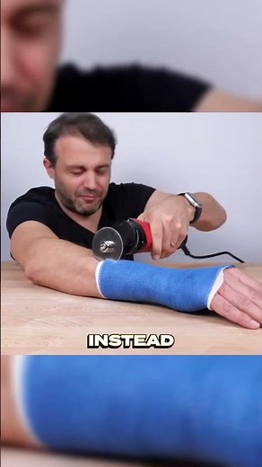 🤯 How Doctors Cut Casts Without Cutting You