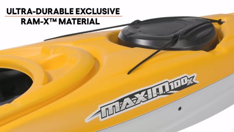 Pelican - Maxim 100X Recreational Kayak - Sit-in - Lightweight one Person Kayak - 10ft
