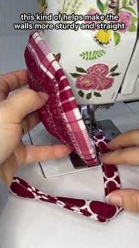 A look into making a fabric bowl #fabriccreations #sewinglove #fabricbowl